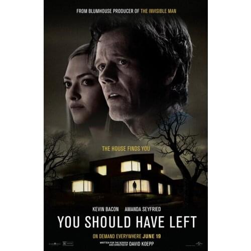 D0891 You Should Have Left Movie Silk Fabric Poster Art Decor Indoor Painting Gift