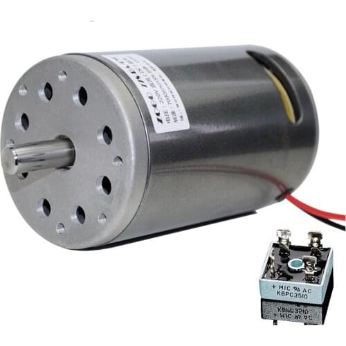 DC 220V 350W 680W high speed positive and negative bearing with fan sand belt machine bead motor motor