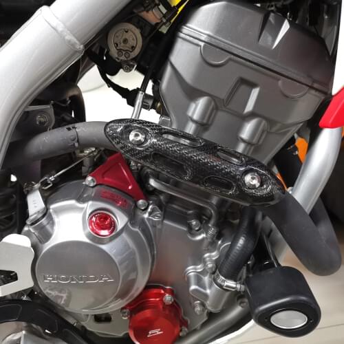 FOR HONDA CRF250L 2012-2018 Motorcycle Accessories 100% Carbon Fiber Exhaust Insulation Guard Cover