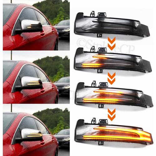 For Mercedes Benz W176 W246 W212 W204 X156 X204 W221 A B C E S CLA GLA GLK Class Dynamic Blinker Turn Signal LED Mirror Light