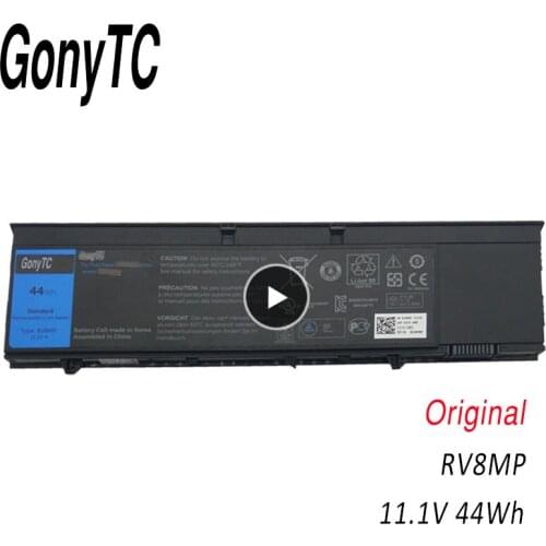 GONYTC Original 44WH RV8MP 1NP0F 37HGH Laptop Battery For Dell Latitude XT3 Tablet PC 6 cells