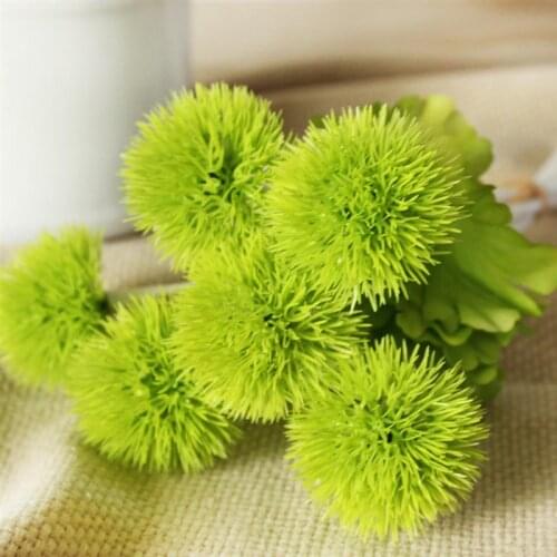 5PCS Artificial Dandelion Realistic Decorative Artificial Flower Fake Flower for Vase