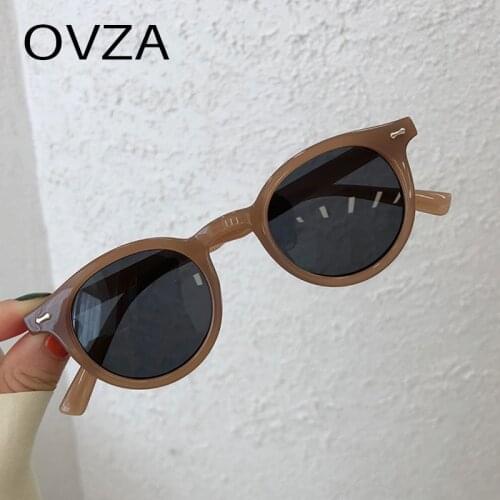 OVZA Classic Oval Sunglass UV400 Women and Men Sunglasses Vintage Accessories S7007