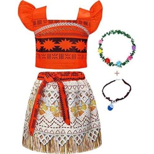 Girls Skirt Suit Princess Birthday Party Costume Dress up Kids Cosplay Role Play Christmas Outfit with Accessories