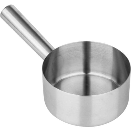 Stainless Steel Water Ladle Long Handle Bailer Water Scoop Home Accessories for Kitchen Bathroom (Diameter 16cm)