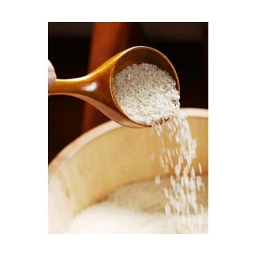 Solid wood spoon water scoop household small spoon bathing wood scoop bath water scoop spoon rice spoon oil spoon rice