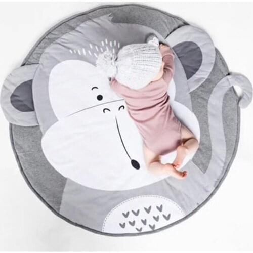 Lovely Baby Monkey Mats Kids Game Sofa Bedroom Toddler Blanket Cover Climb Developing Toy Carpet tapis coelho conejo Cushion