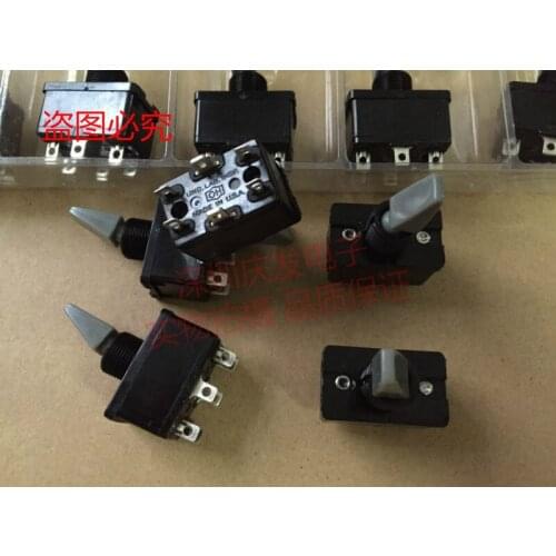Original new 100% big button switch 6pin 2gear shaking head rocker switch mechanical power supply 29*16 high 42mm