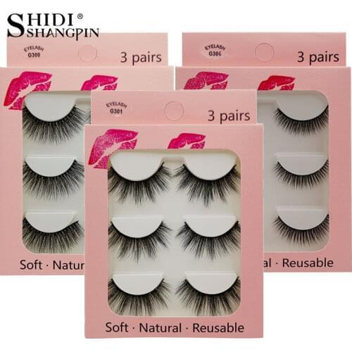 30 pairs 3d mink lashes eyelash extension Full Strip Lashes false eyelashes natural long mink eyelashes maquiagem faux cils