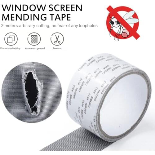 Screen Repair Tape Window Door Waterproof Patch Self-adhesive Super Fix Anti-Insect Door Mosquito Net Mesh Broken Holes Repair