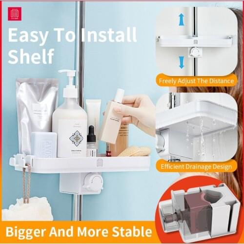 Xiomi Dabai Portable Bathroom Showers Storage Rack Towel Hanging Shelf Hanging Storage Rack DIY Organization With Hook