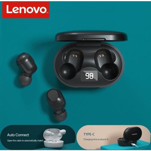 2020 Lenovo XT91 TWS Bluetooth 5.0 Earphone Smart Noise Reduction Master-slave Switch Touch Control 300mAh 20 Hours Long Battery