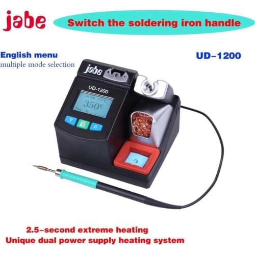 Jabe UD-1200 Precision Smart Lead-free Soldering Station 2.5S Rapid Heating with Dual Channel Power Supply Heating System