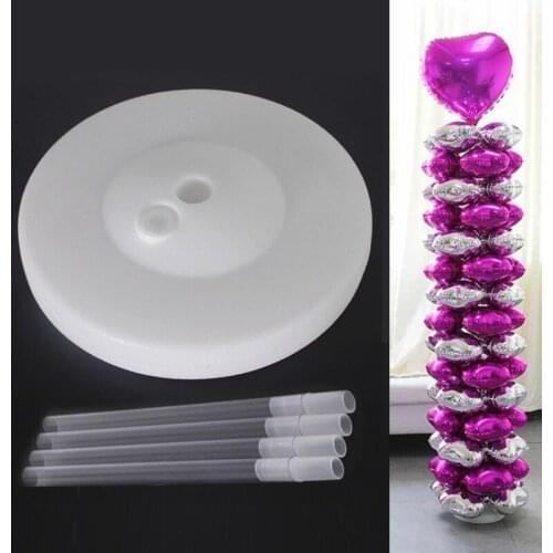 Balloon Column Stand Kits Arch Stand with Frame Base and Pole for Wedding Birthday Festival Party Decoration Balloon Accessories