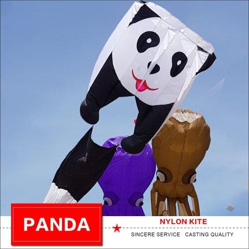 KITE panda kite tiger soft inflatable t for audlts outdoor Free 50-meter noodles and handle