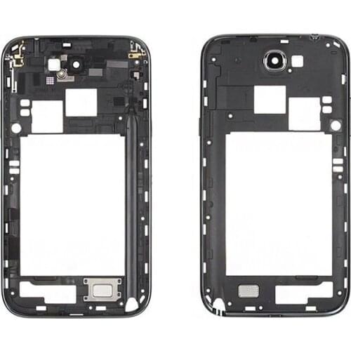 For Samsung Galaxy Note2 GT-N7100 White/Gray/Pink Color Rear Back Housing Frame Plate Middle Cover