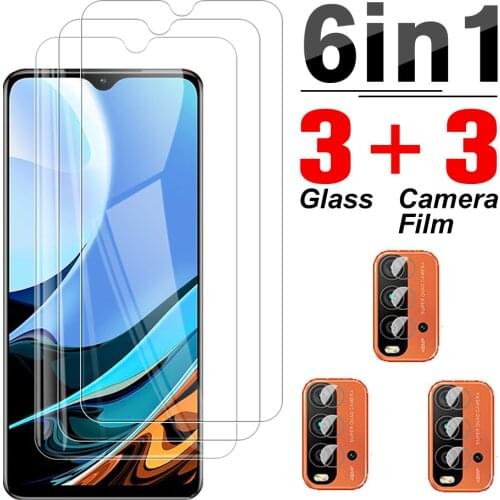 6in1 Camera Lens Protective Film For Xiaomi Redmi 9T Tempered Glass Case For redmi 9a 9c nfc 8a 7a 8 7 9 t t9 Screen Protector