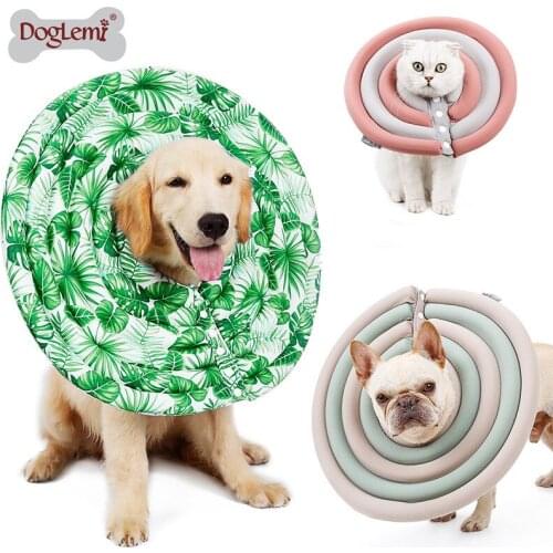 2021 Elizabeth circle cat and dog protective cover headgear guard ring collar anti-bite anti-licking grooming cover pet collar