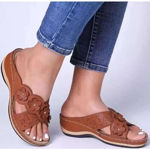 VIP Wedge Sandals For Women 2021 Versatile Fish Mouth Large Size Sandals For Women Trendy
