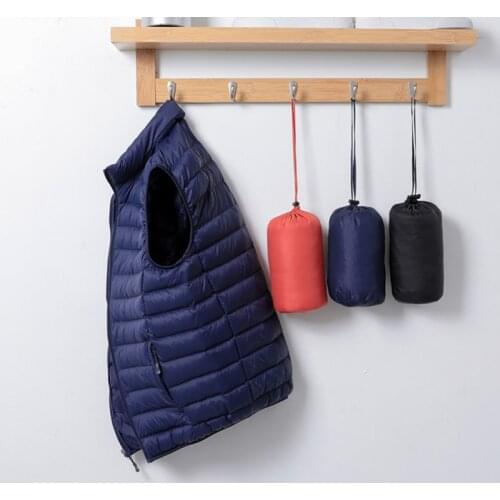 European Size High Quality Man Duck Down Vest Coat Ultralight Sleeveless Windproof Waistcoat Portable Puffy Jackets for Men
