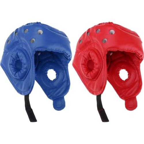 2 Pcs Kids Boxing Helmet Sparring Kickboxing Headgear Protective Gear Headguard Sports Safety Helmets Sportswear & Accessories