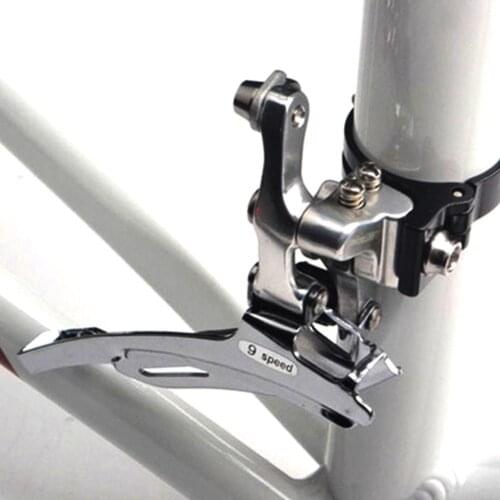 Mountain Bicycle Front Derailleur Clamp Clip Conversion Adapter Bike Accessory