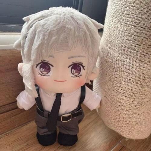 Bungo Stray Dogs Nakajima Atsushi 20cm Plush Doll Toy stuffed with clothes costume cute lovely collection limit cosplay cos Gift