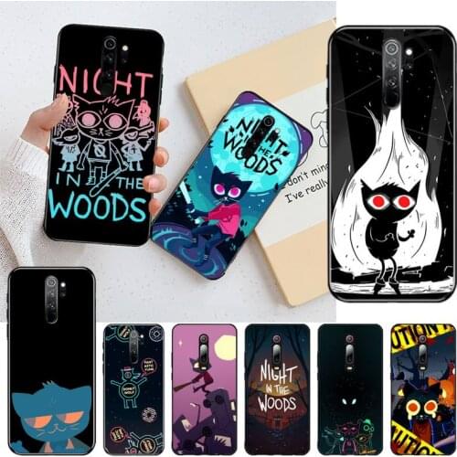 Cat Game Night In The Woods Phone Case for Redmi 9A 8A 7 6 6A Note 9 8 8T Pro Max Redmi 9 K20 K30 Pro