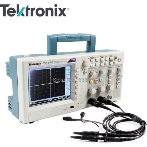 Tektronix TBS1102 Dual Channel Digital Oscilloscope USB 2 Channel 100Mhz 1GS/s Digital Storage Oscilloscope