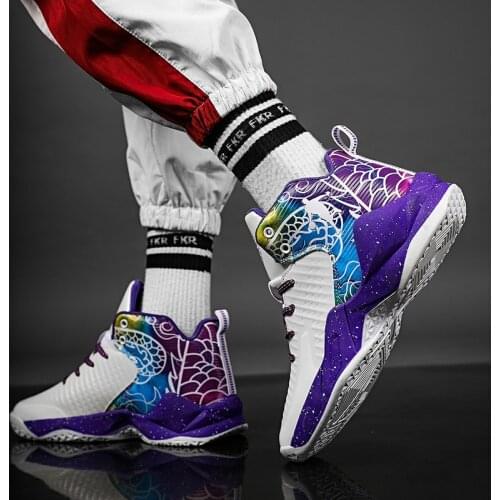 Basketball Shoes Men High Top Breathable Light Basketball Sneakers Women Outdoor Sport Shoes Men Sneakers Training Boots Unisex