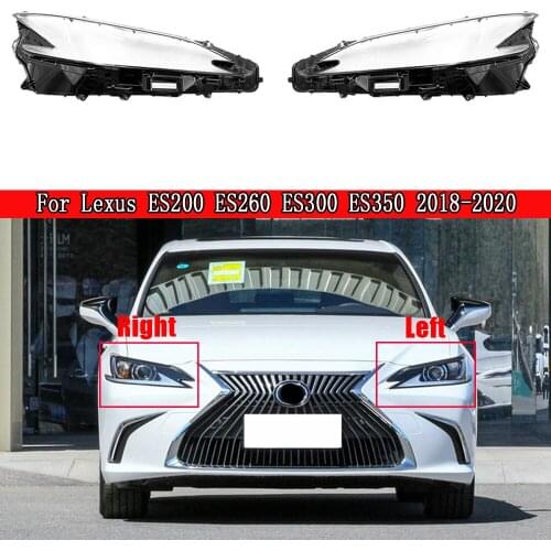 Car Headlight Cover Lens Glass Shell Front Headlamp Transparent Lampshade Auto For Lexus ES200 ES260 ES300 ES350 2018 2019 2020
