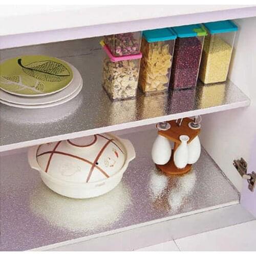 Oil Proof Wall Sticker Home Kitchen Self-Adhesive Anti-Fouling Kitchen Sticker Aluminium Foil