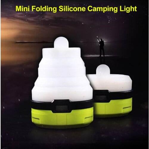 Camping Lantern Collapsible LED Light Portable Mini Flashlight Emergency Torch Night Light for Outdoor Hiking Camping SAL99