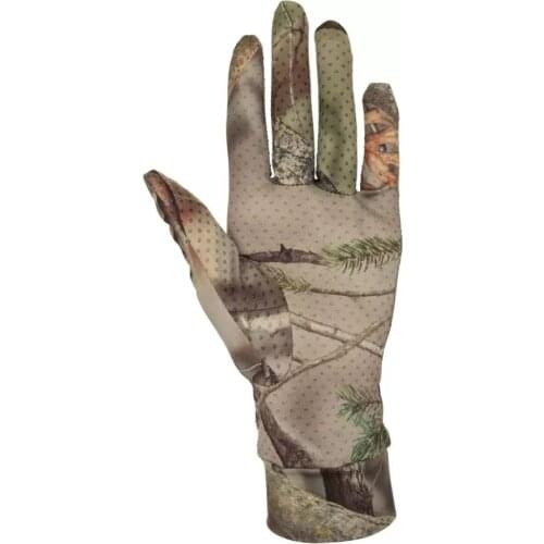 New Spring Summer outdoor Bionic camouflage gloves Hunting Tree Reeds Full gloves Anti-slip elastic touch screen Fishing gloves