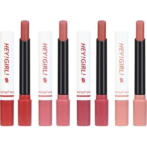 4 Colors Cigarette Tube Lipstick Velvet Matte Sexy Red Lip Makeup Waterproof Long Lasting Not Stick Cup Lip Stick Cosmetic TSLM2