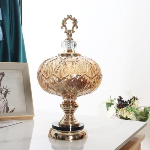 Luxury Food Storage Bottle Cookie Snack Spice Candle Sugar Storage Bottle Coffee Containers Barattoli Cucina Home Items DF50SBJ