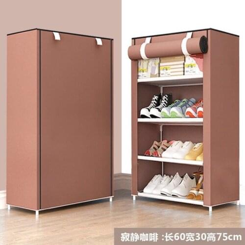 Storage Shoe Rack Pink Yellow Cabinet Organizer Holder Multi Layers Shoes Shelf Shoemaker Home Living Room Furniture Shoe Racks
