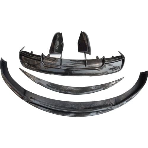 RZ style carbon fiber front lip, rear diffuser, side skirts for Tesla Model S carbon splitter 2013-2019