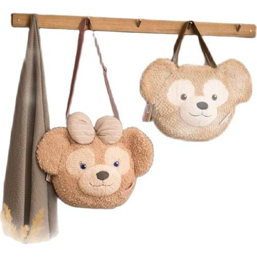 Duffy Bear New arrival Plush Backpack Soft Toys Children Schoolbag Stuffed Doll Plush Animal Bag high quality Girls sweet Gifts