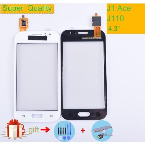 High Quality For Samsung GALAXY J1 Ace J110 J110M J110L Touch Screen Panel Sensor Digitizer Outer Glass Lens NO LCD Touchscreen