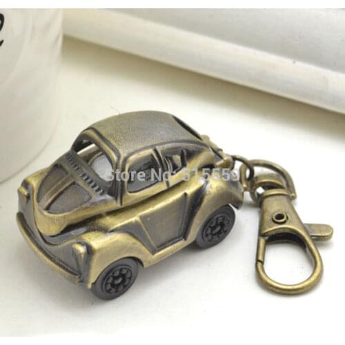 DHL Free Shipping High Quality Bronze Car Pocket Fob Watch Watch Necklace Christmas Gift Watch