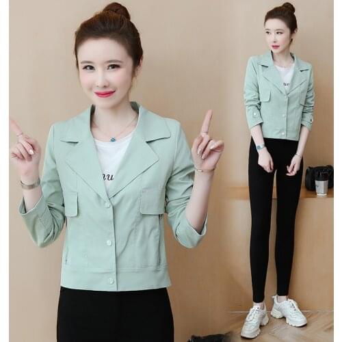 New Fashion Baseball Jacket Women 2021 Spring Wild Korean Short Coat Female Loose Plus Size Casual Outerwear Ladies Tide H1339