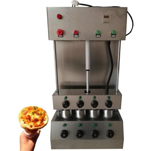 2020 hot stelling 4 pieces molds Commercial Pizza Cone Machine Pizza bakery machine pizza cone maker machine 3000W