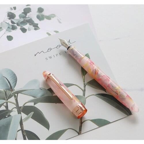 Acrylic Schmidt NIB Fountain Pen Adult Student Calligraphy Practice Business Office Stationery Gift Pen Set