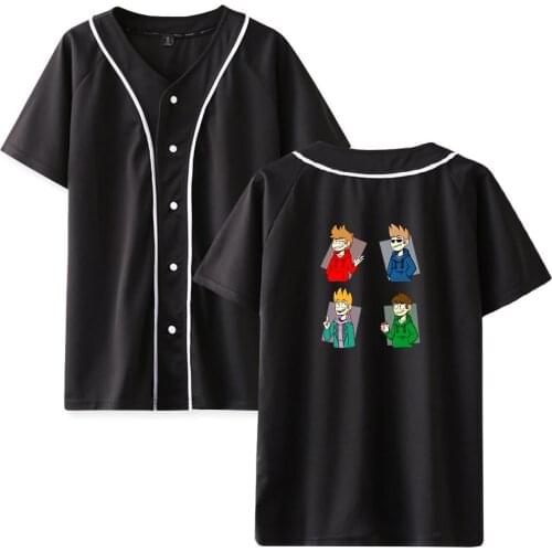 Eddsworld Baseball T shirts Unisex Summer Short Sleeve T-shirt Hot Sale Fashion Streetwear Clothes
