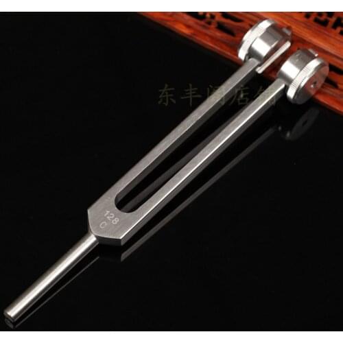 C128 Hz tuning fork with hammer ear ring education equipment tuing fork