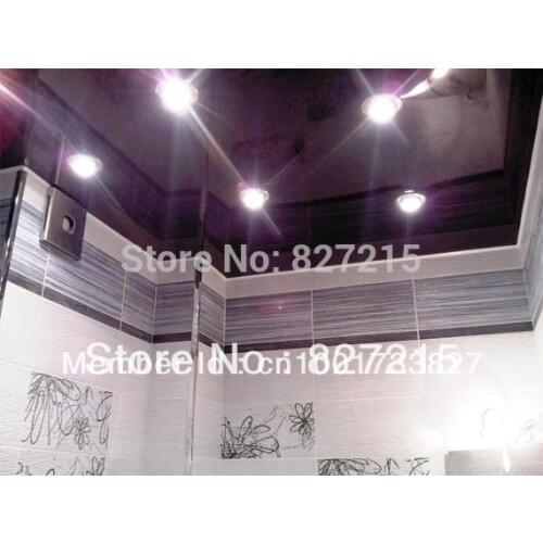 Purple Glossy Stretch Ceilings for Ceiling Decoration/ High Power Lamp