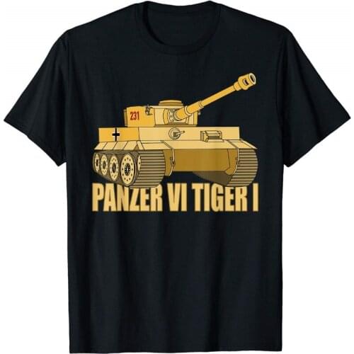 Panzer Vi Tiger I Tank T Shirt Gift Ww2 German Army Art 2019 Bran Mens Fashion Pure Cotton Round Collar Custom T Shirts Cheap