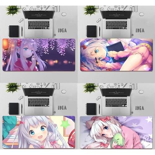 Gaming Mouse Pad Large Mouse Pad PC Gamer Computer Mouse Mat Anime Izumi Sagiri Figure Mousepad Keyboard Desk Mat XXL Mause Pad