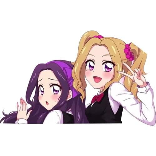 Interesting Anime Refrigerator Art Pattern Car Stickers Decal for VAN RV SUV Car Stickers Decals Waterproof Occlusion Scratch